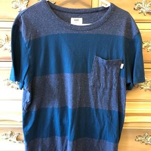 Vans MEN  t-shirt size: L stripped crew neck